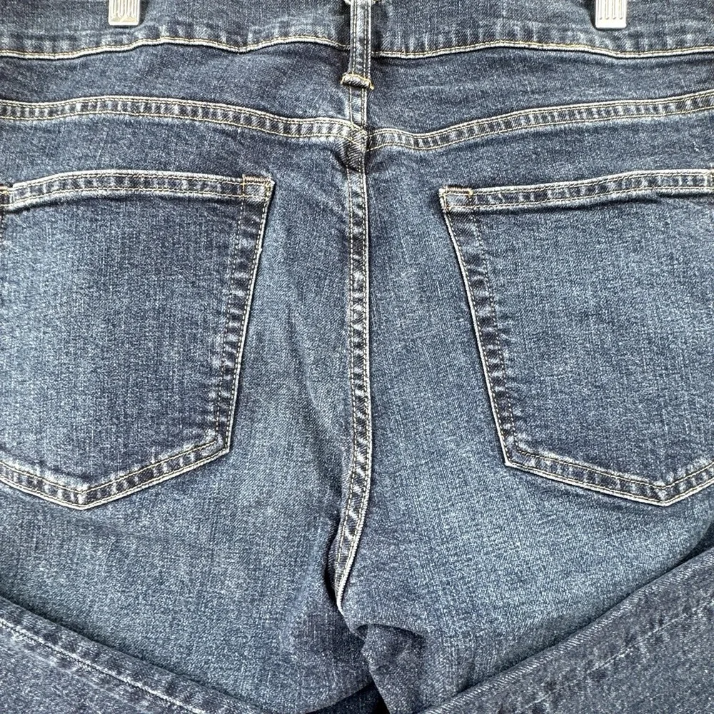 J.Crew 770 Straight‎ Men's 33 Med Wash Stretch Denim Jeans Classic Act 34